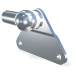 M8 Side bracket with ball