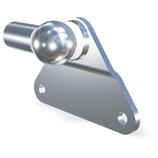 M8 Side bracket with ball