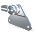 M8 Side bracket with ball – Stainless Steel 304